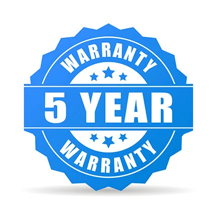 VIP 5-Year Warranty