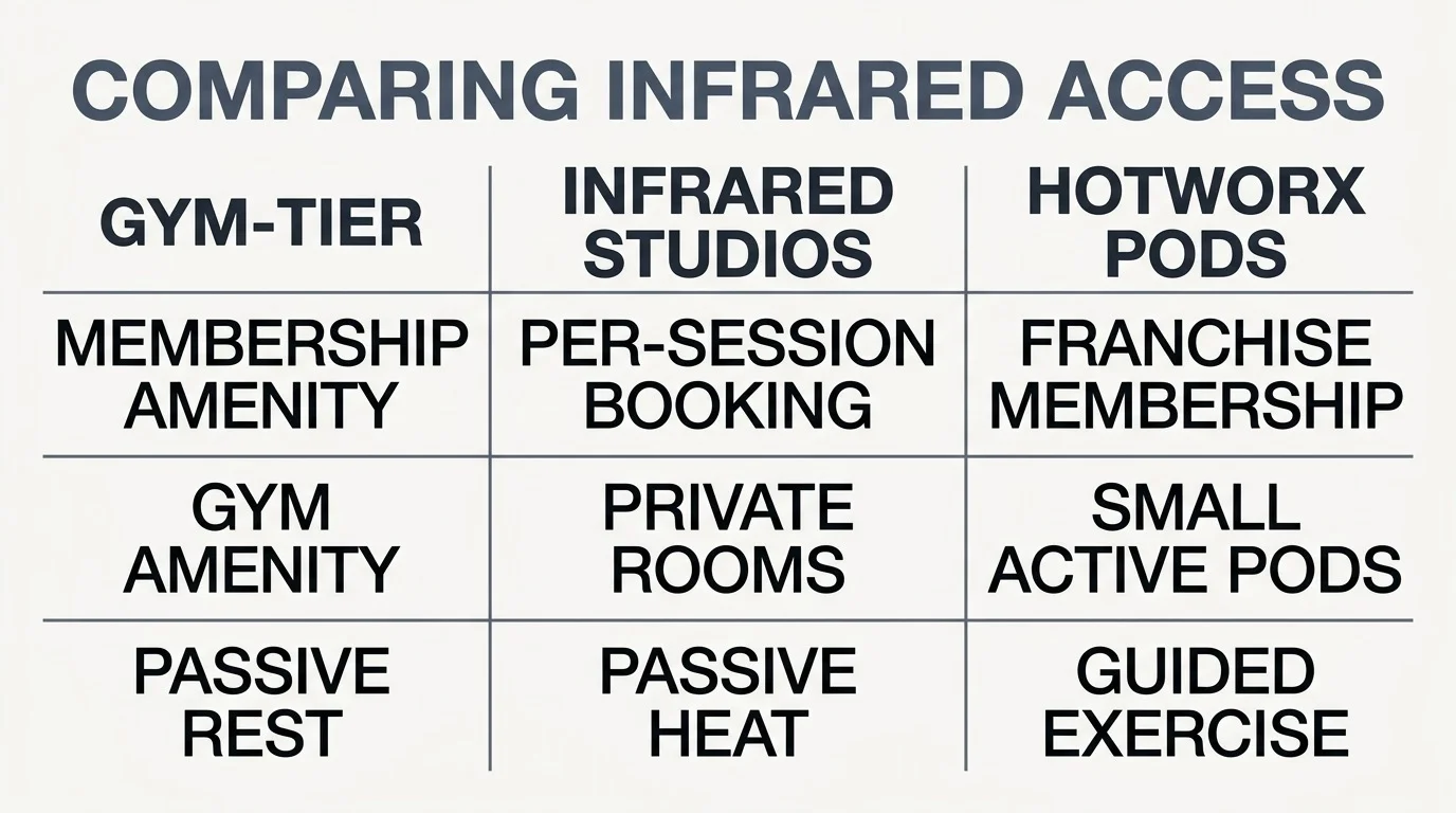 commercial sauna studio