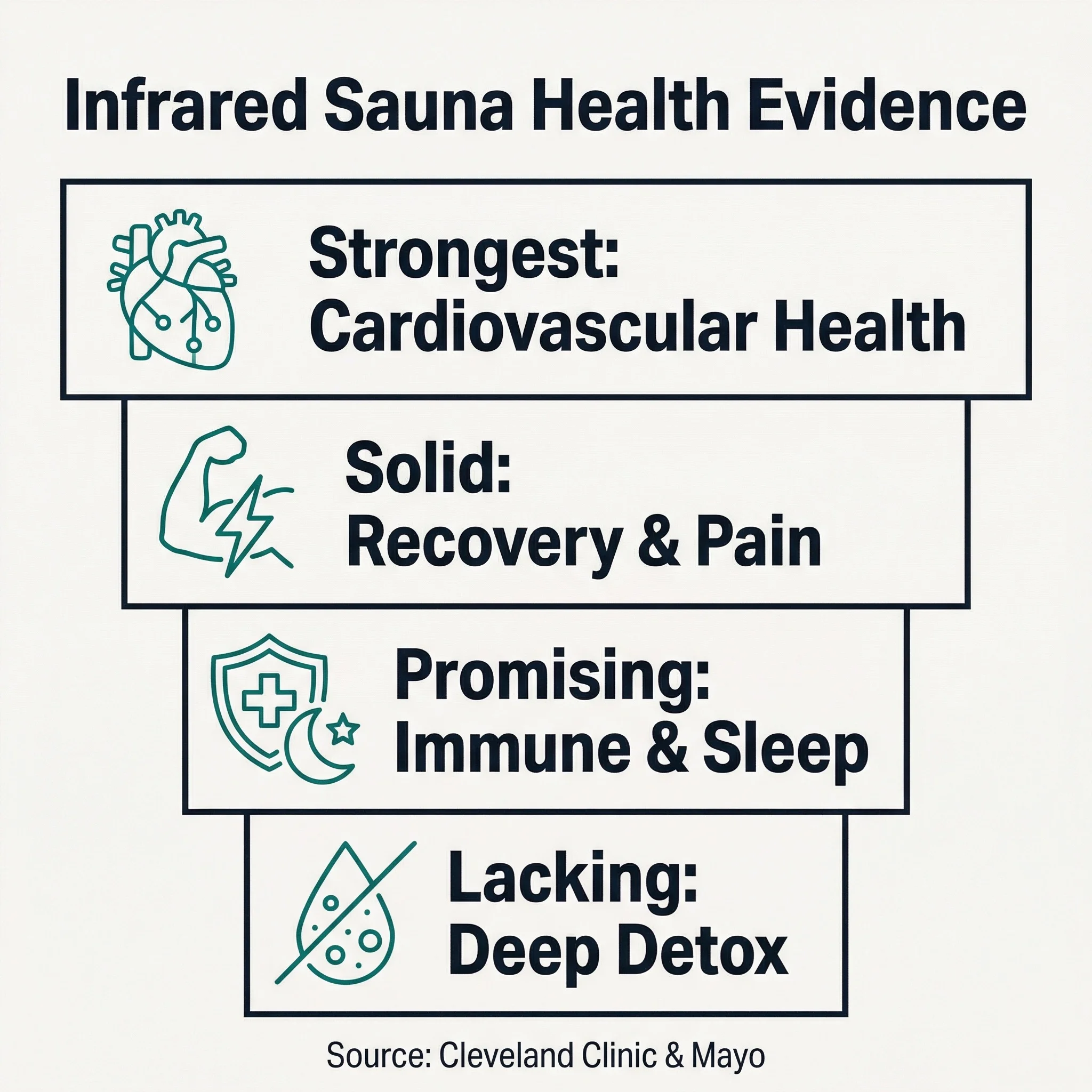 infrared sauna health evidence