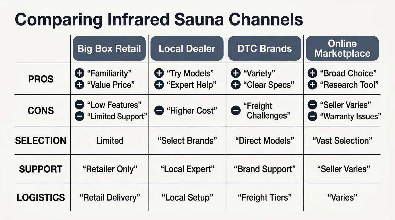 sauna retailers online
